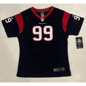 Nike #99 JJ Watt Houston Texans On Field NFL Football Jersey‎ Children's Size 14
